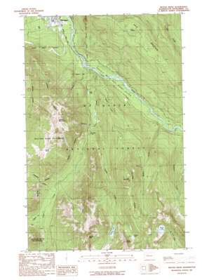 Helena Ridge topo map