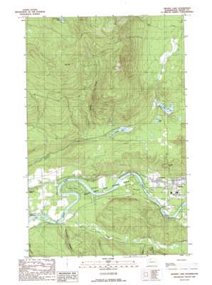 Grandy Lake USGS topographic map 48121e7
