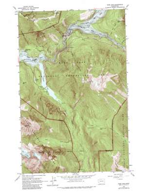 Ross Dam USGS topographic map 48121f1