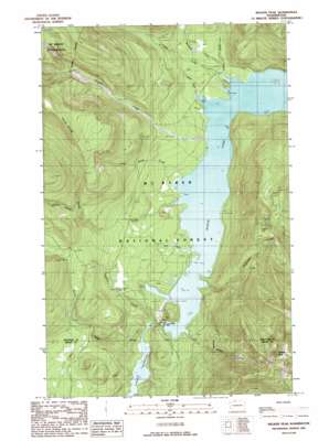 Welker Peak topo map