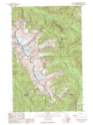 Twin Sisters Mountain USGS topographic map 48121f8