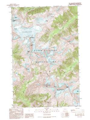 Mount Challenger topo map