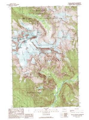 Mount Shuksan USGS topographic map 48121g5