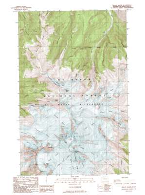 Mount Baker topo map