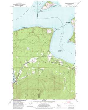 Gardiner USGS topographic map 48122a8