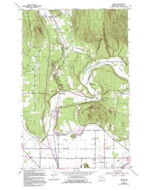 Alger USGS topographic map 48122e3