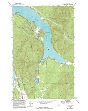 Lake Whatcom USGS topographic map 48122f3