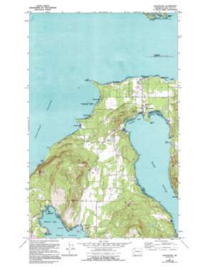 Eastsound USGS topographic map 48122f8