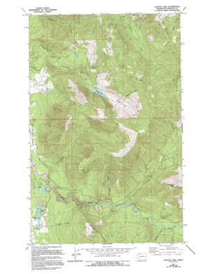 Canyon Lake USGS topographic map 48122g1