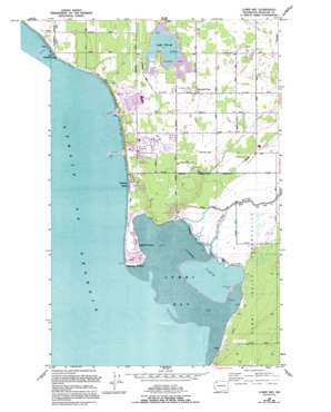 Lummi Bay USGS topographic map 48122g6
