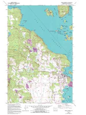 Roche Harbor USGS topographic map 48123e1