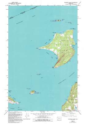 Waldron Island USGS topographic map 48123f1