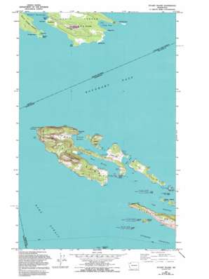 Stuart Island USGS topographic map 48123f2