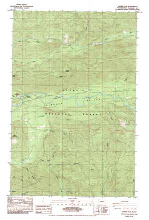 Snider Peak USGS topographic map 48124a1