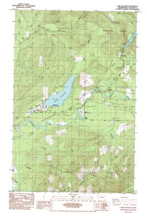 Lake Pleasant topo map