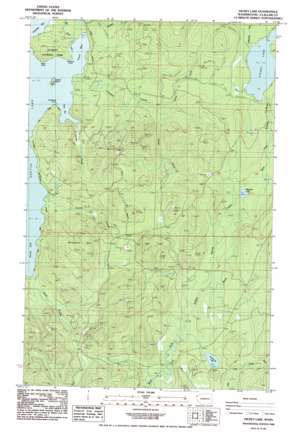 Dickey Lake topo map