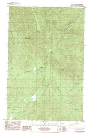 Hoko Falls USGS topographic map 48124b4