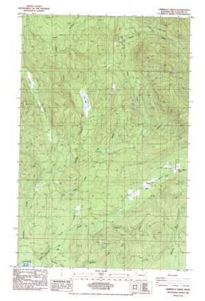 Umbrella Creek USGS topographic map 48124b5