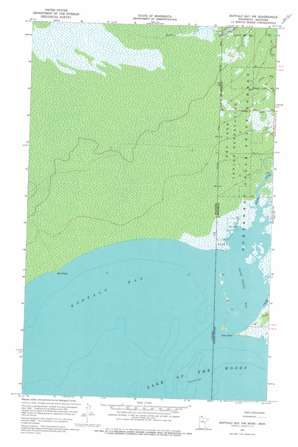 Buffalo Bay NW USGS topographic map 49095b2