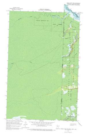 Angle Inlet SW USGS topographic map 49095c2