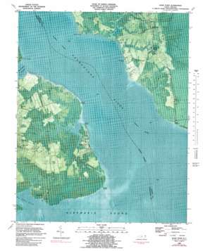 Wade Point topo map