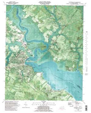 Elizabeth City USGS topographic map 36076c2