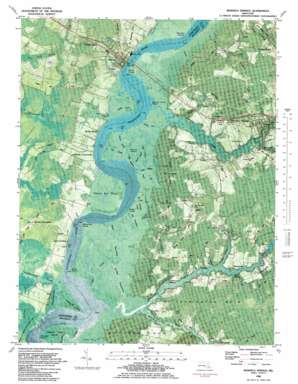 Mardela Springs USGS topographic map 38075d7