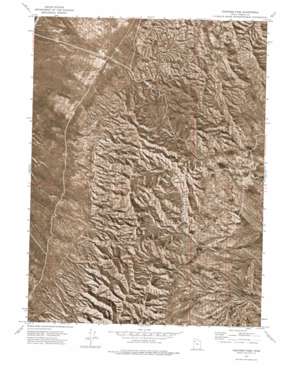 Hastings Pass USGS topographic map 40112f8