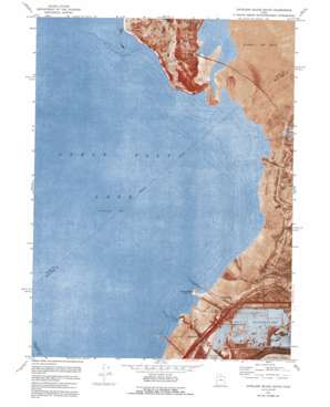 Antelope Island South USGS topographic map 40112g2