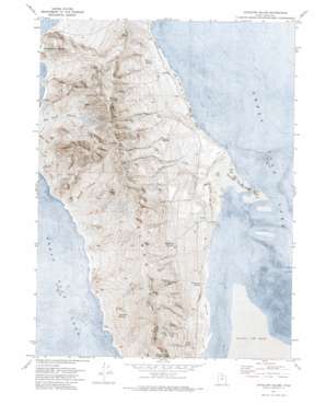 Antelope Island topo map
