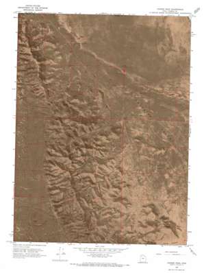 Craner Peak USGS topographic map 40112h7