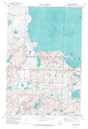 Jack Lake USGS topographic map 47094a4