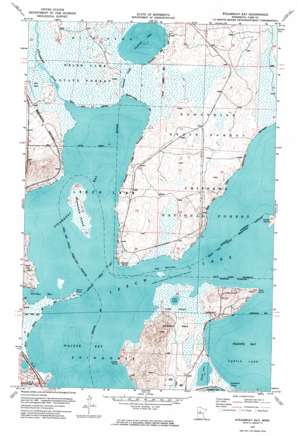 Steamboat Bay topo map