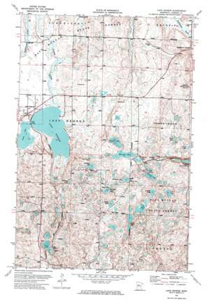 Lake George USGS topographic map 47094b8