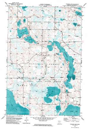 Pimushe Lake topo map