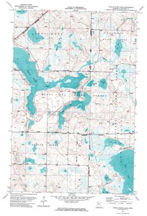 Turtle River Lake USGS topographic map 47094e6