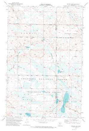 Decker Lake USGS topographic map 47094f4