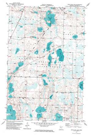 White Fish Lake USGS topographic map 47094f7