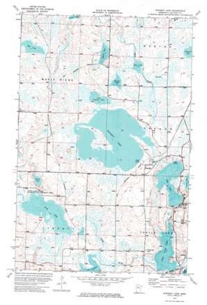White Fish Lake USGS topographic map 47094f8