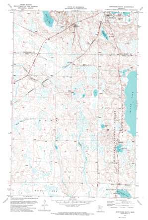 Northome South USGS topographic map 47094g3