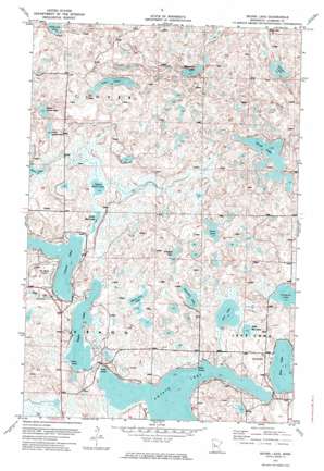 Lake Itasca USGS topographic map 47095a1