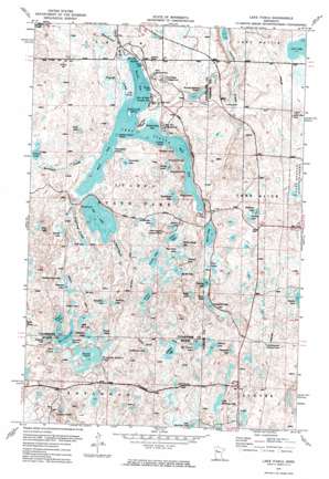 Lake Itasca USGS topographic map 47095b2