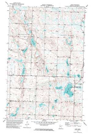 Aure USGS topographic map 47095f1