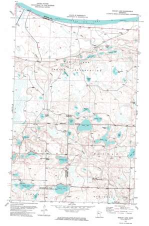 Bagley Lake USGS topographic map 47095g2