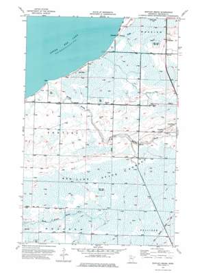 Shotley Brook USGS topographic map 48094a5