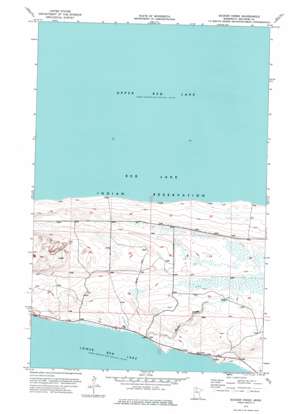 Ponemah NE USGS topographic map 48094a7