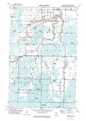 Chase Brook topo map