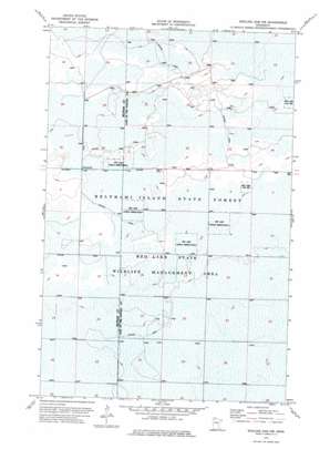 Shilling Dam Nw USGS topographic map 48095d2