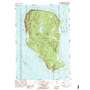 North Manitou Island USGS topographic map 45085a8