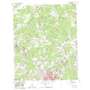 Newnan North USGS topographic map 33084d7